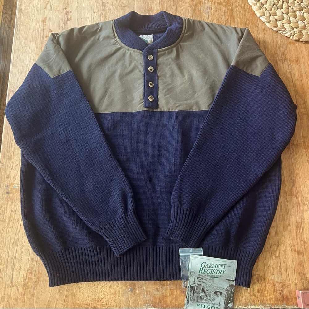 Filson Vintage Henley Guide Outfitter Sweater
